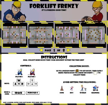 Forklift Frenzy - Casey Jo Ocean - 2D Artist, Unity Tech Artist